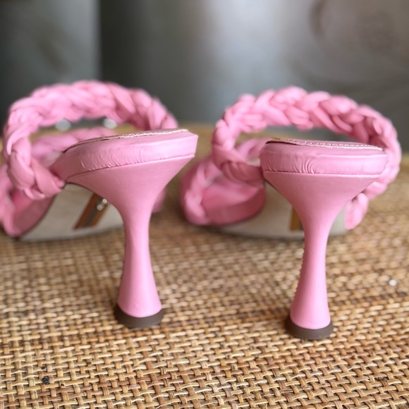 Pink Braided Women's Sandals - Picture 6 of 10